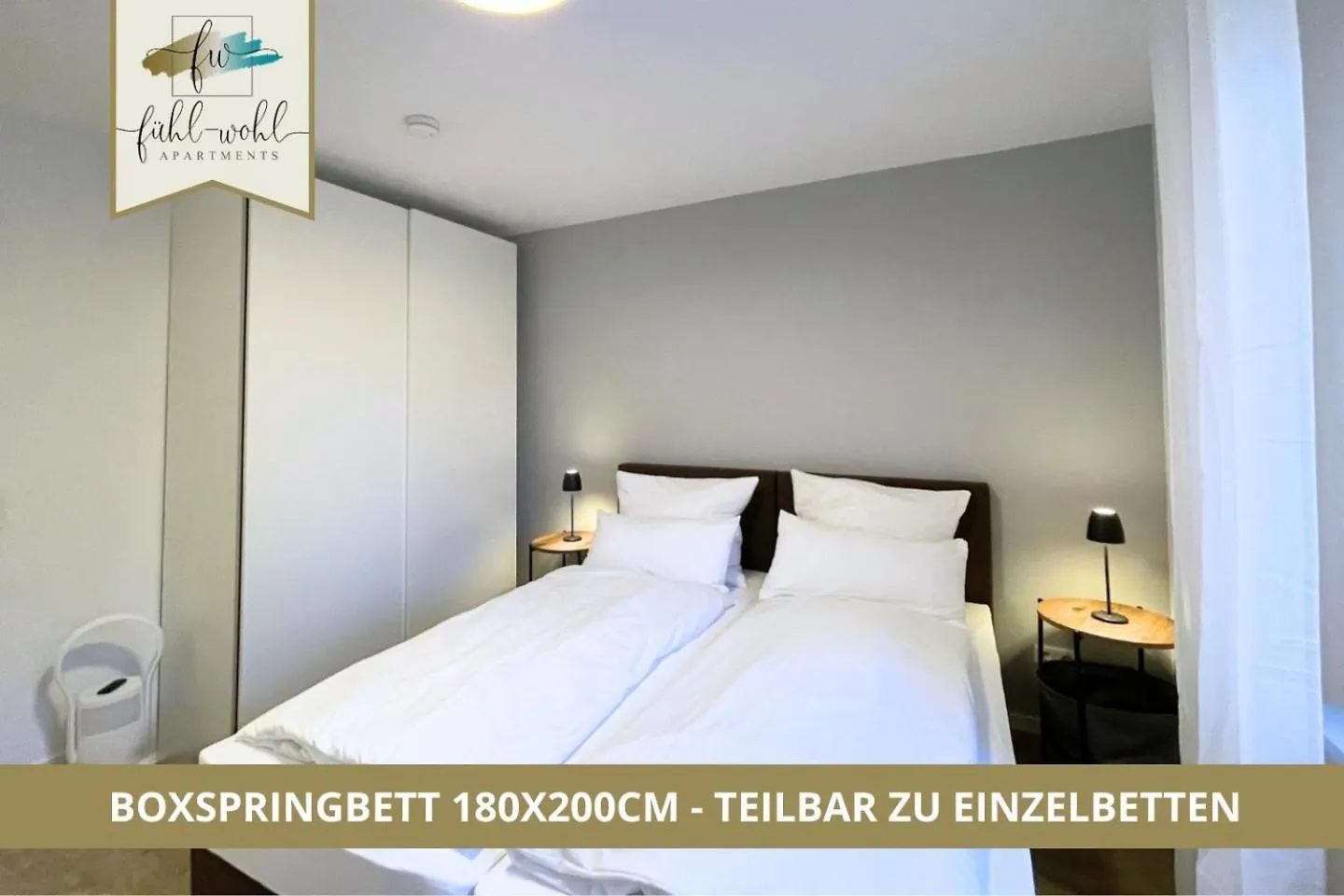 Apartment Semper Suite No1 - 2Zi Fewo 1-4 Pers, Balkon, Parkplatz, Hofgartennaehe Bayreuth Germany